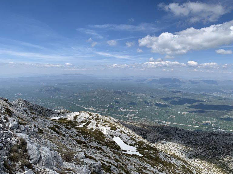 Biokovo Blick vom Berg